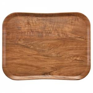 DIENBLAD CENTURY WOOD GRAIN AFM. 35,5X45,7CM. KLEUR BROWN OLIVE CAMBRO