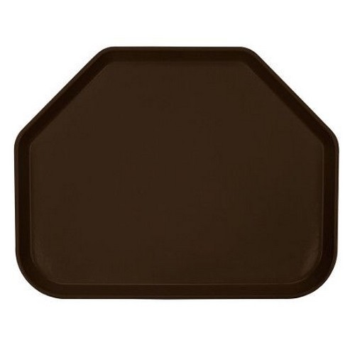 PLATEAU TRAPEZIUM 'CAMTRAY' DIM. 45.7X35.6CM. COULEUR 116 BRAZIL BRUN CAMBRO