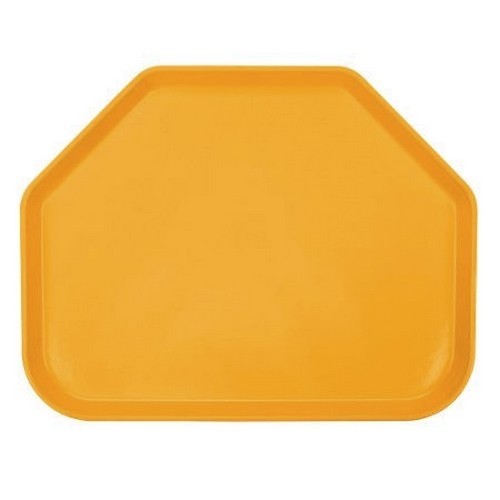 PLATEAU TRAPEZIUM 'CAMTRAY' DIM. 45.7X35.6CM. COULEUR 504 MOUTARDE CAMBRO