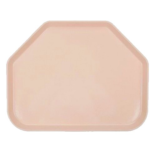 PLATEAU TRAPEZIUM 'CAMTRAY' DIM. 45.7X35.6CM. COULEUR 106 PÊCHE CLAIR CAMBRO