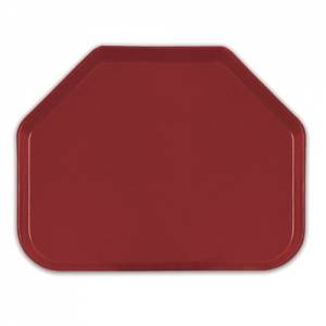 PLATEAU TRAPEZIUM 'CAMTRAY' DIM. 45.7X35.6CM. COULEUR 221 EVER ROUGE CAMBRO