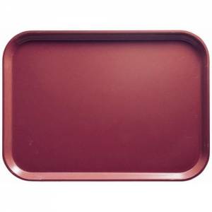 PLATEAU HELITHERM 'CAMTRAY' DIM. 46X30CM. COULEUR 410 CRÈME DE FRAMBOISE CAMBRO