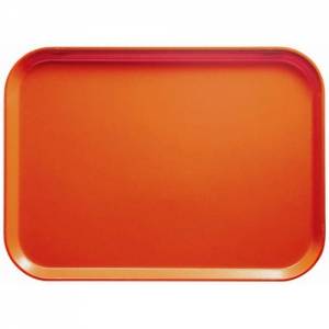 DIENBLAD HELITHERM 'CAMTRAY' AFM. 46X30 CM. KLEUR 222 ORANGE PIZAZZ CAMBRO