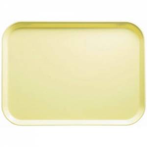 PLATEAU EURONORM 'CAMTRAY' DIM. 53X37CM. COULEUR 536 CITRON CHIFFON CAMBRO