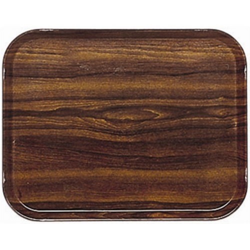 PLATEAU BOIS DIM. 45.7x35.6CM. COULEUR 308 TECK DE BIRMANIE