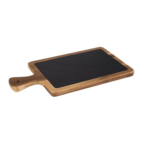 SERVEERPLANK 2-DELIG PLANK + LEISTEEN AFM. 26X18X(H)2 CM. 