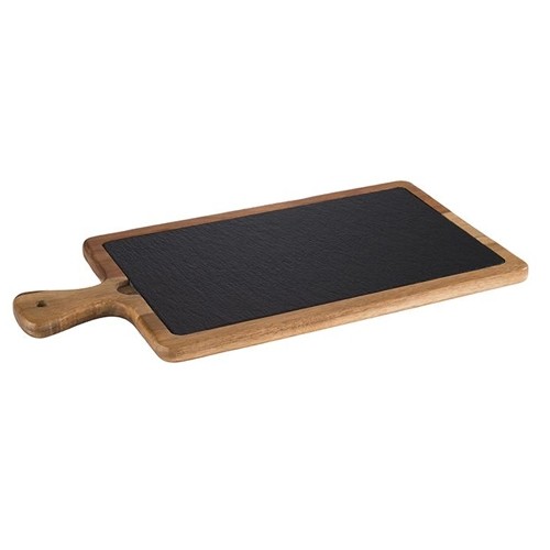 SERVEERPLANK 2-DELIG PLANK + LEISTEEN AFM. 33X20X(H)2 CM. 