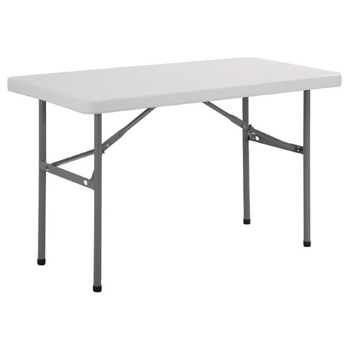 TAFEL INKLAPBAAR WIT AFM. 122X61x74CM. 