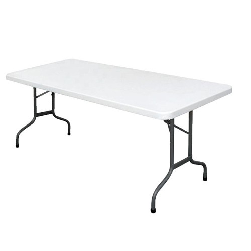 TAFEL INKLAPBAAR WIT AFM. 183X65x74CM. 