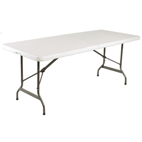 TAFEL INKLAPBAAR WIT AFM. 183X76,2x73,7CM. 