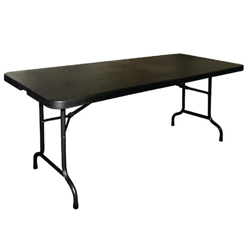 TAFEL INKLAPBAAR ZWART AFM. 183X76,2x73,7CM. 